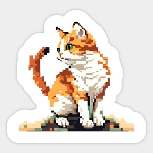 Cat Pixel - Funny Cats Sticker